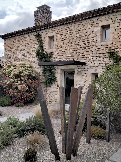 L'entrée privative du Gîte Alix